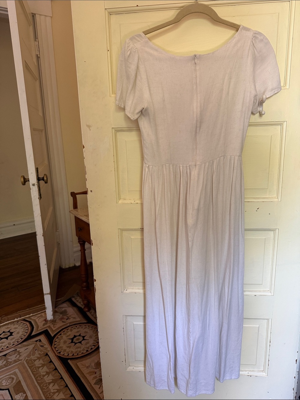 Christy Dawn Ivory Scarlett Short-Sleeve Scoop-Neck Maxi Dress - Picture 6 of 9